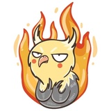 Chii Parrot WhatsApp Sticker #18
