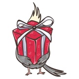 Chii Parrot WhatsApp Sticker #27